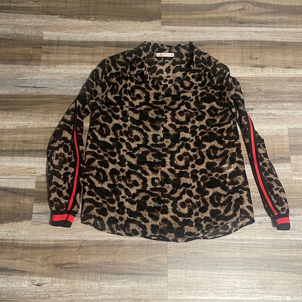 Leopard Print Blouse